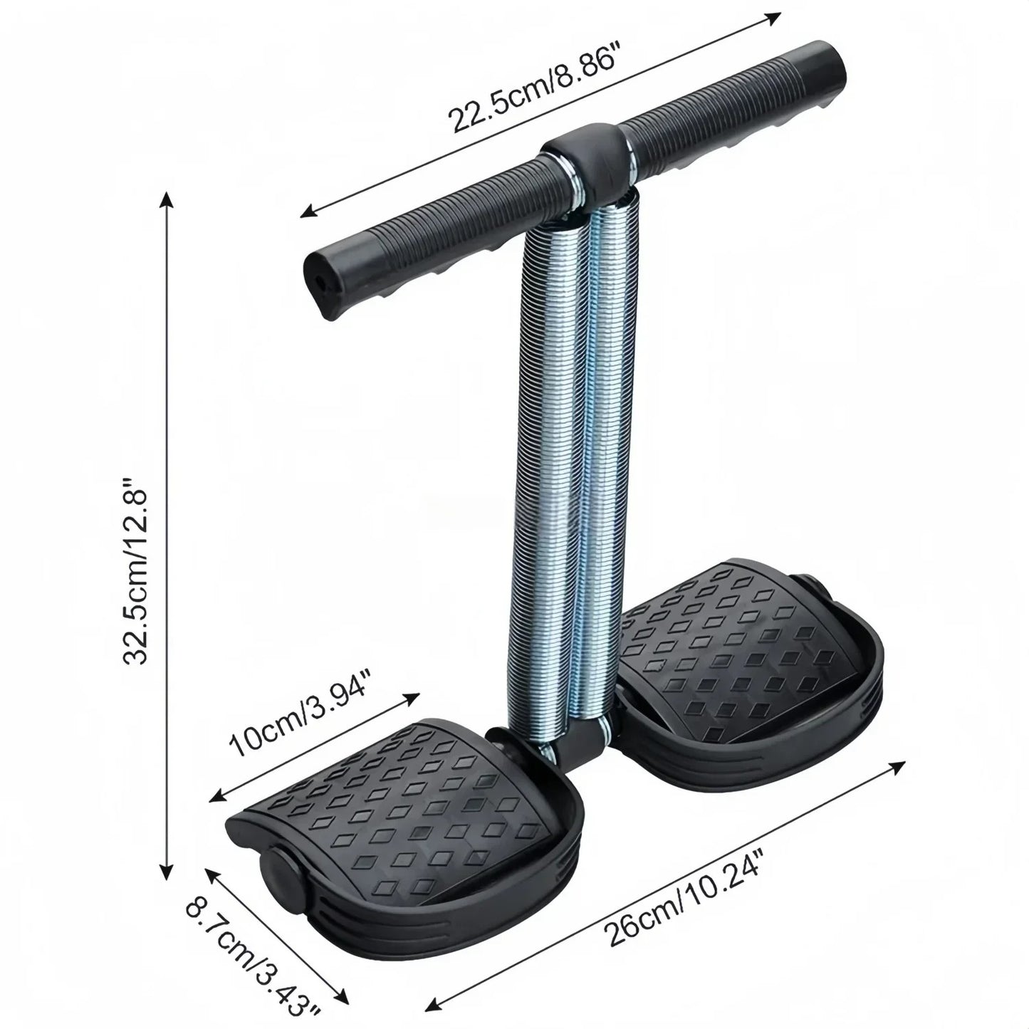 Elastic Sit Up Pull Rope Pedal Resistance Band Powerful Spring Drawstring Tummy Trimmer