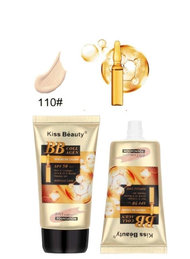 8 in 1 BB Collagen Foundation – All-in-One Makeup & Skincare with Whitening