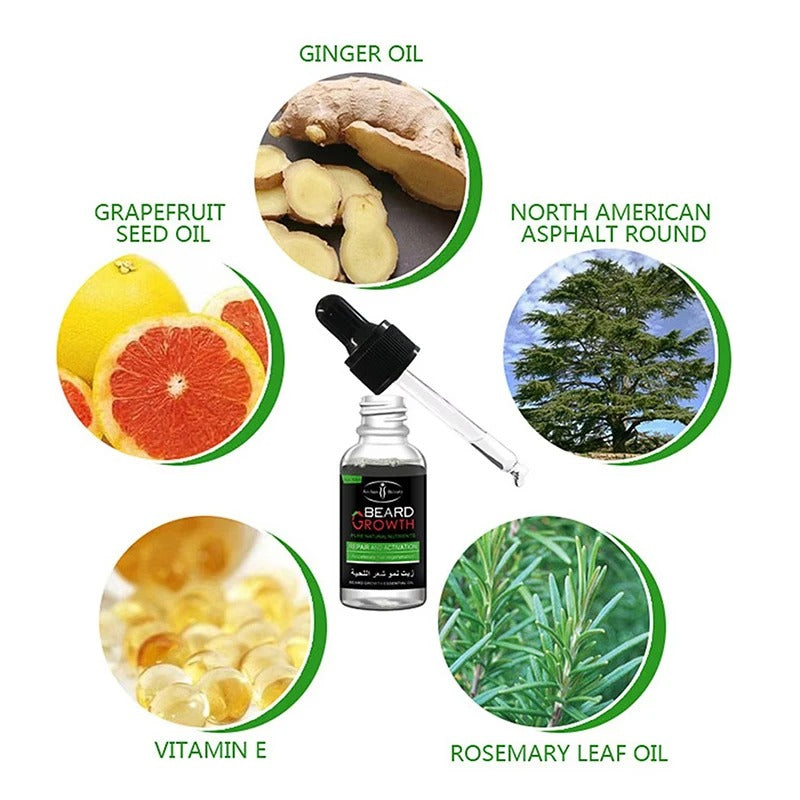 Beard and Mustache Hair Growth Oil Best Hair oil for Men 30 ML