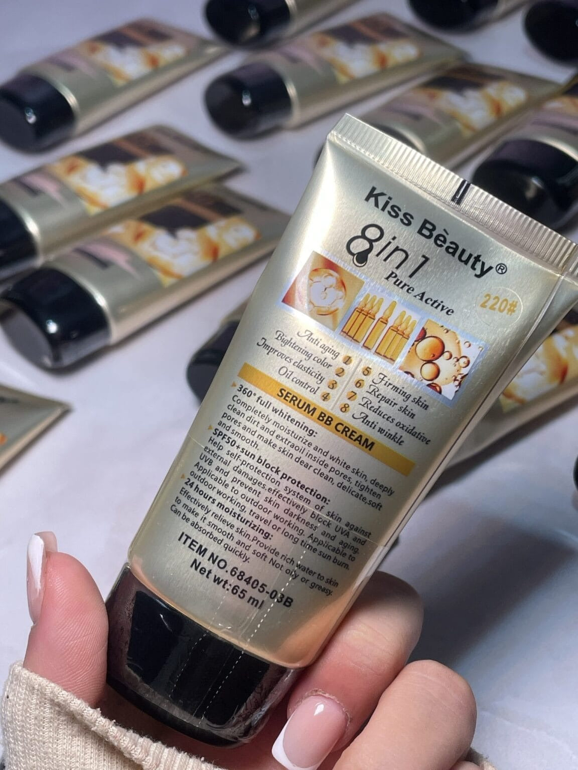 8 in 1 BB Collagen Foundation – All-in-One Makeup & Skincare with Whitening